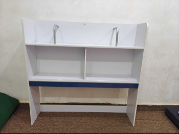 مكتبات و وحدات رفوف مكتبة  - أبيض