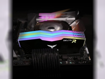 ذاكرات الرام تيم \  16 جيجابايت (2x8)  أسود  2024  T-Force Delta  موزع حرارة \  دي دي ار 4 -  3600 ميجاهيرتز  ار جي بي