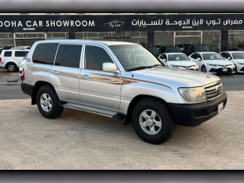 تويوتا  لاند كروزر  جي اكس  2002  عادي  412,000 كم  6 سلندر  دفع رباعي  اس يو في  فضي