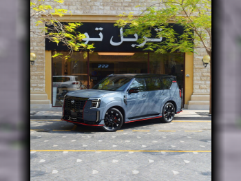 نيسان  باترول  نسمو  2026  اوتوماتيك  0 كم  6 سلندر  دفع رباعي  اس يو في  ازرق  تحت الضمان