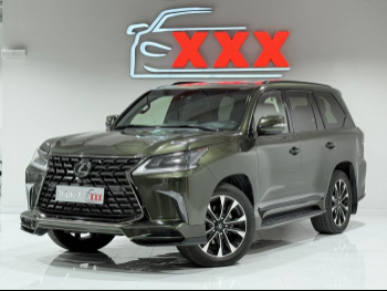 Lexus  LX  570 S Black Edition  2021  Automatic  119,000 Km  8 Cylinder  Four Wheel Drive (4WD)  SUV  Olive Green