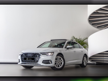Audi  A6  40 TFSI  2024  Automatic  14,700 Km  4 Cylinder  Front Wheel Drive (FWD)  Sedan  White  With Warranty