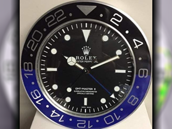 ساعة الحائط  أزرق  2022  سويسرا  دائري  Rolex Batman Edition GMT-Master II Wall Clock  3 كغ \  حركة كوارتز