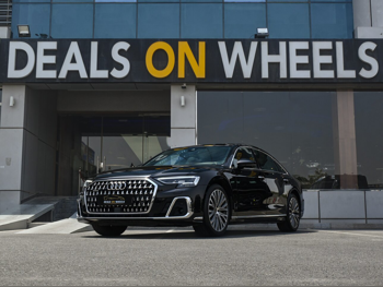 Audi  A8  L 55TFSI Quattro  2024  Automatic  30,000 Km  6 Cylinder  All Wheel Drive (AWD)  Sedan  Black  With Warranty