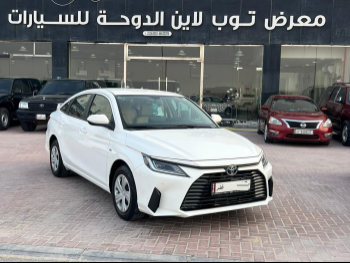 Toyota  Yaris  2024  Automatic  22,000 Km  4 Cylinder  Front Wheel Drive (FWD)  Sedan  White  With Warranty