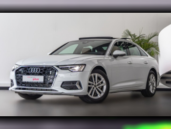 Audi  A6  2.0 T  2024  Automatic  14,000 Km  4 Cylinder  Front Wheel Drive (FWD)  Sedan  White  With Warranty