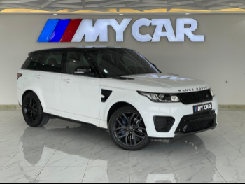 Land Rover  Range Rover  Sport SVR  2015  Automatic  136,000 Km  8 Cylinder  Four Wheel Drive (4WD)  SUV  White