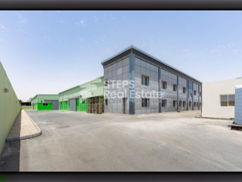 مخازن و مستودعات - الريان  - المنطقة الصناعية  -المساحة: 7000 متر مربع