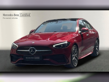 Mercedes-Benz  C-Class  200  2025  Automatic  3,000 Km  4 Cylinder  All Wheel Drive (AWD)  Sedan  Red  With Warranty