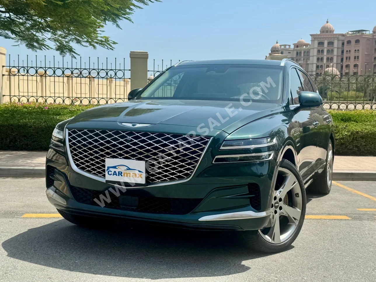 Genesis  GV 80  2023  Automatic  47,000 Km  6 Cylinder  Four Wheel Drive (4WD)  SUV  Green  With Warranty