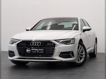 Audi  A6  40 TFSI  2024  Automatic  14,700 Km  4 Cylinder  Rear Wheel Drive (RWD)  Sedan  White  With Warranty