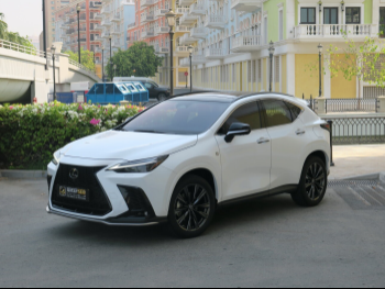 Lexus  NX  350 F Sport  2022  Automatic  37,000 Km  4 Cylinder  All Wheel Drive (AWD)  SUV  White  With Warranty