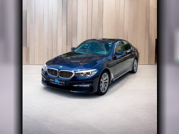 BMW  5-Series  520i  2018  Automatic  54,200 Km  4 Cylinder  Rear Wheel Drive (RWD)  Sedan  Blue