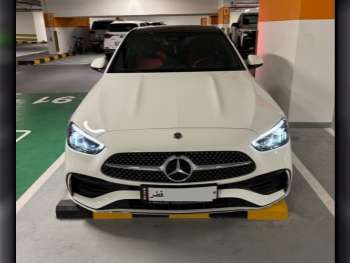 Mercedes-Benz  C-Class  200 AMG  2024  Automatic  5,236 Km  4 Cylinder  Rear Wheel Drive (RWD)  Sedan  White  With Warranty