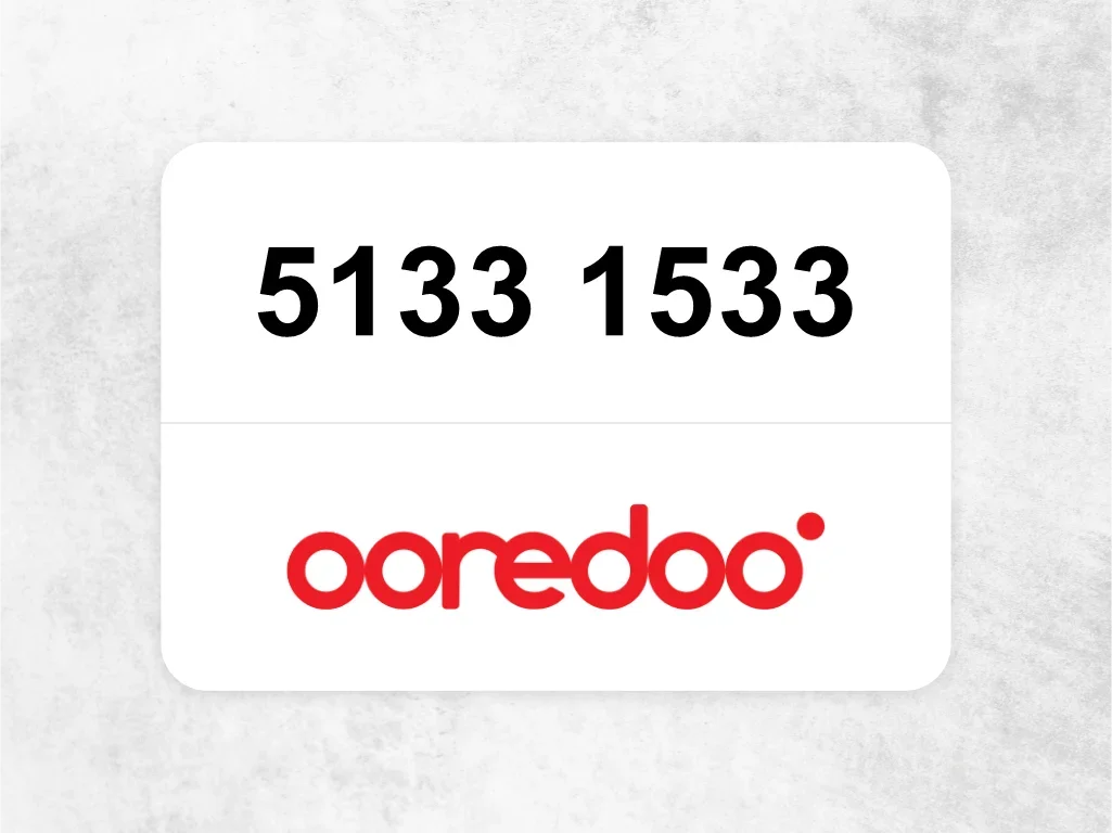 جوال اوريدو  5133 1533