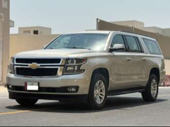 شفروليه  سوبربان  ال تي  2015  اوتوماتيك  180,000 كم  8 سلندر  دفع رباعي  اس يو في  ذهبي