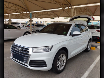 Audi  Q5  45 TFSI  2019  Automatic  59,000 Km  4 Cylinder  All Wheel Drive (AWD)  SUV  White