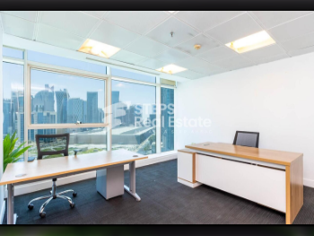 Commercial Offices - Fully Furnished  - Doha  - West Bay