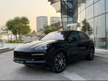 Porsche  Cayenne  Turbo  2019  Automatic  70,000 Km  8 Cylinder  Four Wheel Drive (4WD)  SUV  Black  With Warranty
