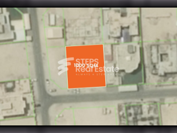 Lands For Sale in Al Wakrah  - Al Wukair  -Area Size 1,000 Square Meter