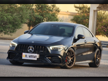 Mercedes-Benz  CLA  45 S AMG  2022  Automatic  42,000 Km  4 Cylinder  Rear Wheel Drive (RWD)  Sedan  Black  With Warranty