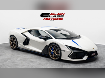 لمبرجيني  ريفويلتو  2024  اوتوماتيك  315 كم  12 سلندر  دفع خلفي  كوبيه \ سبورت  أبيض وازرق