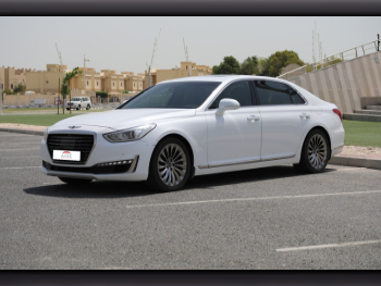 Genesis  G90  2017  Automatic  74,000 Km  8 Cylinder  All Wheel Drive (AWD)  Sedan  White