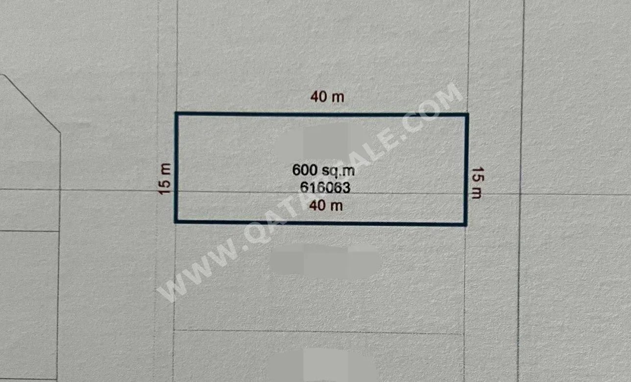 Lands For Sale in Al Daayen  - Sumaysimah  -Area Size 600 Square Meter