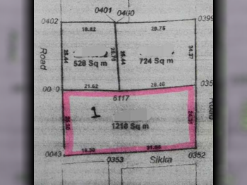 Lands For Sale in Al Daayen  - Sumaysimah  -Area Size 1,218 Square Meter