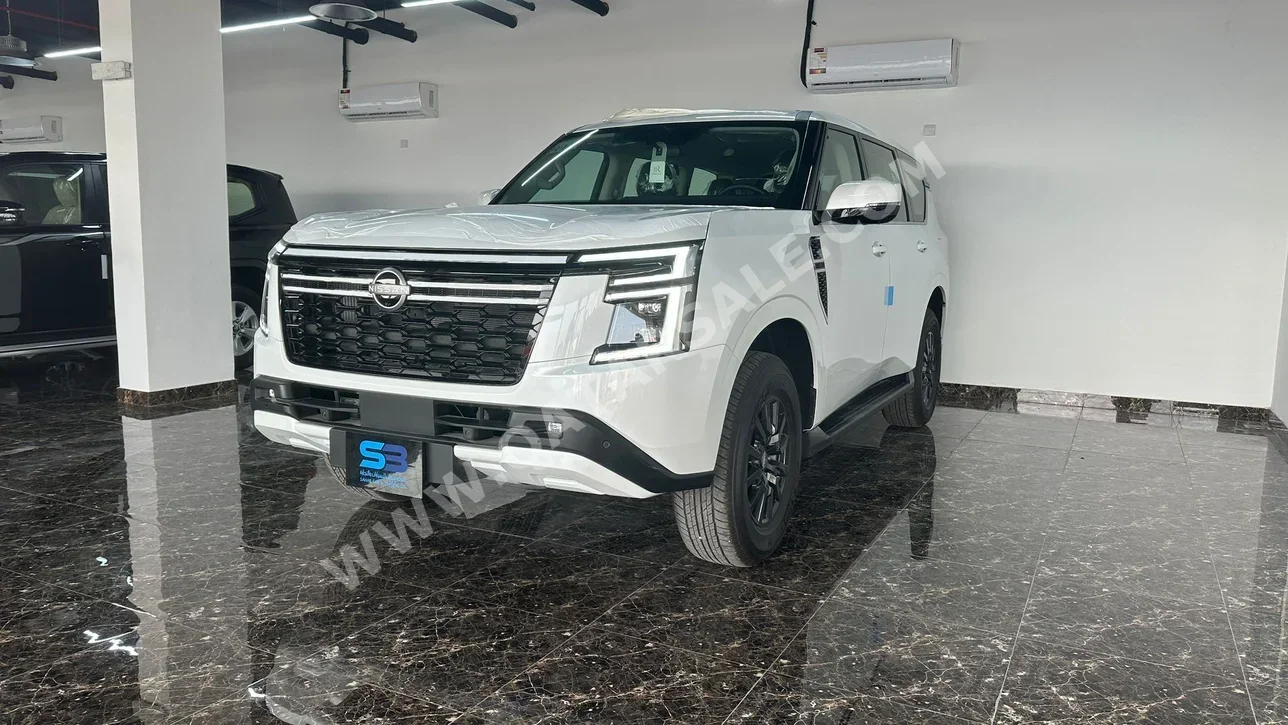 Nissan  Patrol  XE  2025  Automatic  0 Km  6 Cylinder  Four Wheel Drive (4WD)  SUV  White  With Warranty