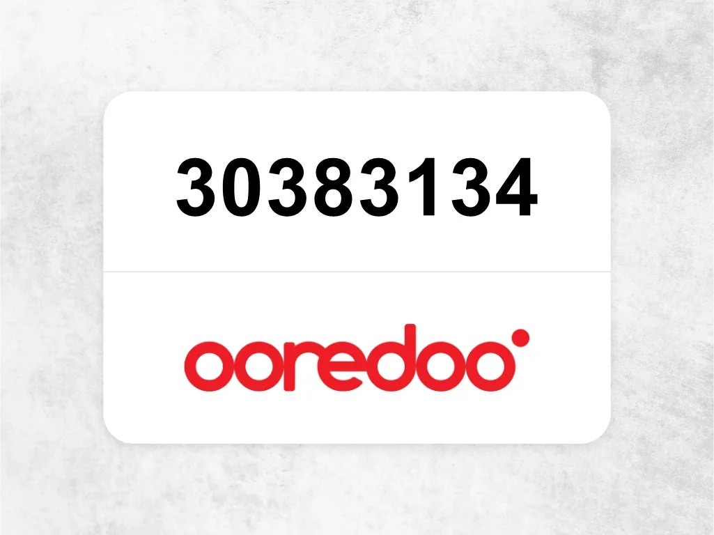 Ooredoo Mobile Phone  30383134