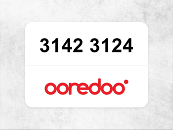 3142 3124  Ooredoo Mobile Phone