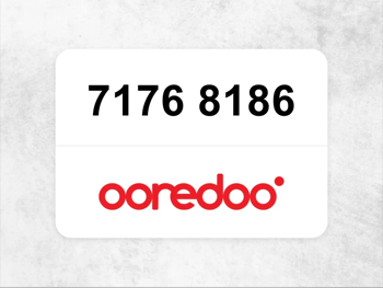 Ooredoo Mobile Phone  7176 8186