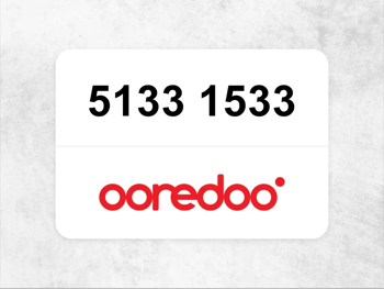 5133 1533  جوال اوريدو