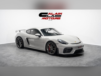 بورش  كايمان  جي تي 4  2022  اوتوماتيك  16,421 كم  6 سلندر  دفع خلفي  كوبيه \ سبورت  رمادي