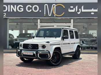 Mercedes-Benz  G-Class  63 AMG  2021  Automatic  60,000 Km  8 Cylinder  Four Wheel Drive (4WD)  SUV  White  With Warranty