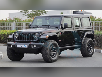 Jeep  Wrangler  Rubicon  2025  Automatic  12 Km  4 Cylinder  Four Wheel Drive (4WD)  SUV  Black  With Warranty