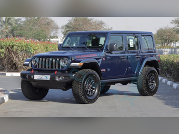 Jeep  Wrangler  Rubicon  2025  Automatic  8 Km  4 Cylinder  Four Wheel Drive (4WD)  SUV  Blue  With Warranty