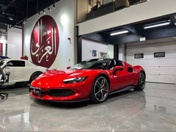 فيراري  جي تي بي  296  2023  اوتوماتيك  1,000 كم  6 سلندر  دفع خلفي  كوبيه \ سبورت  أحمر  تحت الضمان