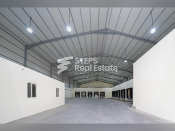 مخازن و مستودعات - الريان  - المنطقة الصناعية  -المساحة: 2000 متر مربع