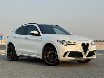 Alfa Romeo  Stelvio  Quadrifoglio  2018  Automatic  35,000 Km  6 Cylinder  All Wheel Drive (AWD)  SUV  White