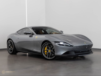 Ferrari  Roma  2023  Automatic  13,350 Km  8 Cylinder  Rear Wheel Drive (RWD)  Coupe / Sport  Silver  With Warranty