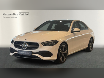 Mercedes-Benz  C-Class  200  2025  Automatic  2,000 Km  4 Cylinder  All Wheel Drive (AWD)  Sedan  White  With Warranty