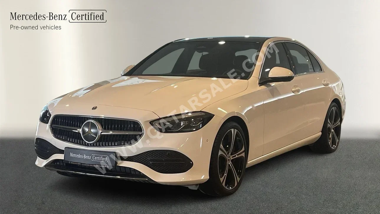 Mercedes-Benz  C-Class  200  2025  Automatic  2,000 Km  4 Cylinder  All Wheel Drive (AWD)  Sedan  White  With Warranty