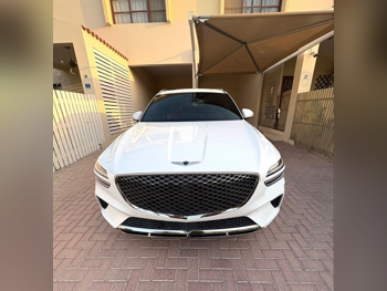 Genesis  GV 70  2021  Automatic  62,100 Km  4 Cylinder  All Wheel Drive (AWD)  SUV  White  With Warranty