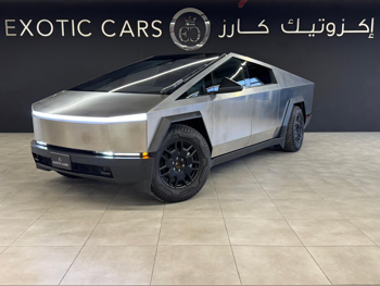 Tesla  Cybertruck  Foundation Series  2024  Automatic  2,000 Km  0 Cylinder  All Wheel Drive (AWD)  SUV  Silver