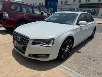 Audi  A8  L  2014  Automatic  92,102 Km  12 Cylinder  All Wheel Drive (AWD)  Sedan  White
