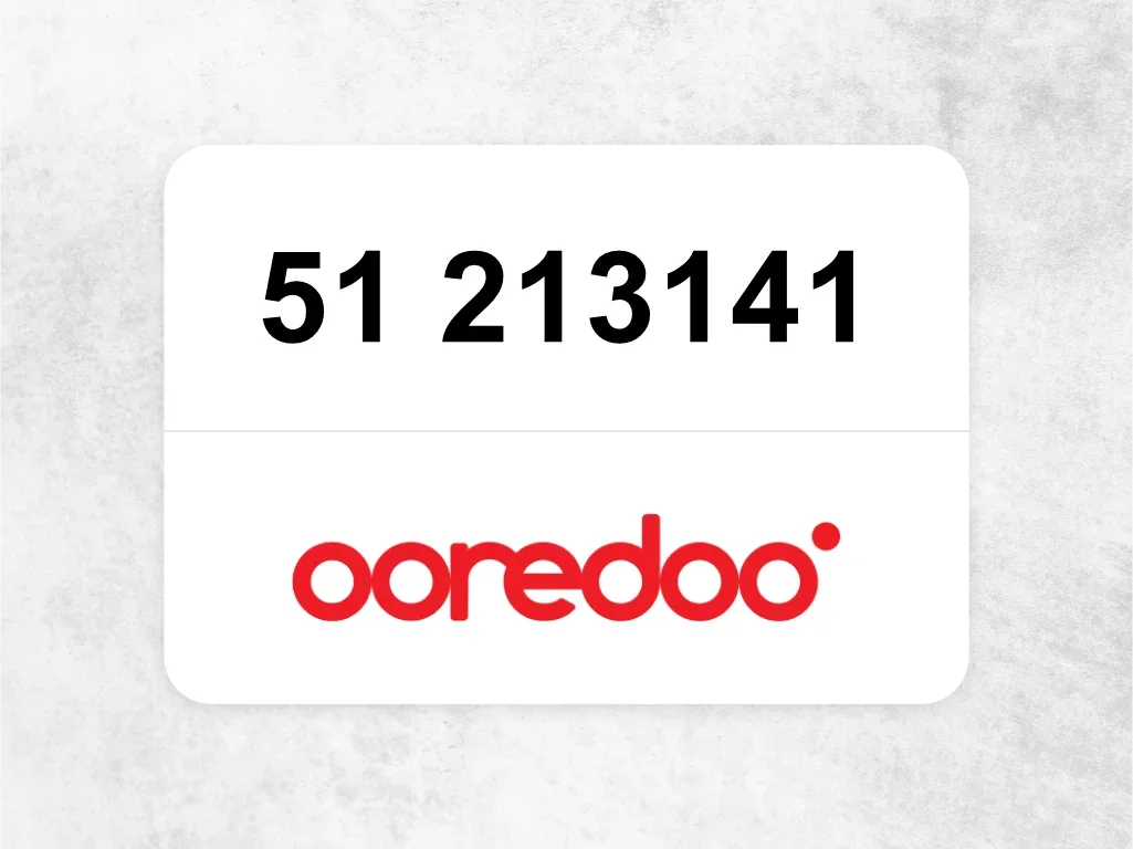 جوال اوريدو  51 213141