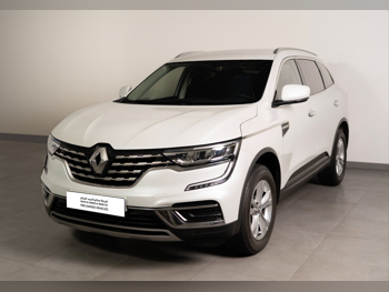 Renault  Koleos  2023  Automatic  38,260 Km  4 Cylinder  Rear Wheel Drive (RWD)  SUV  White  With Warranty