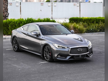Infiniti  Q  60 S  2017  Automatic  36,000 Km  6 Cylinder  Rear Wheel Drive (RWD)  Coupe / Sport  Gray